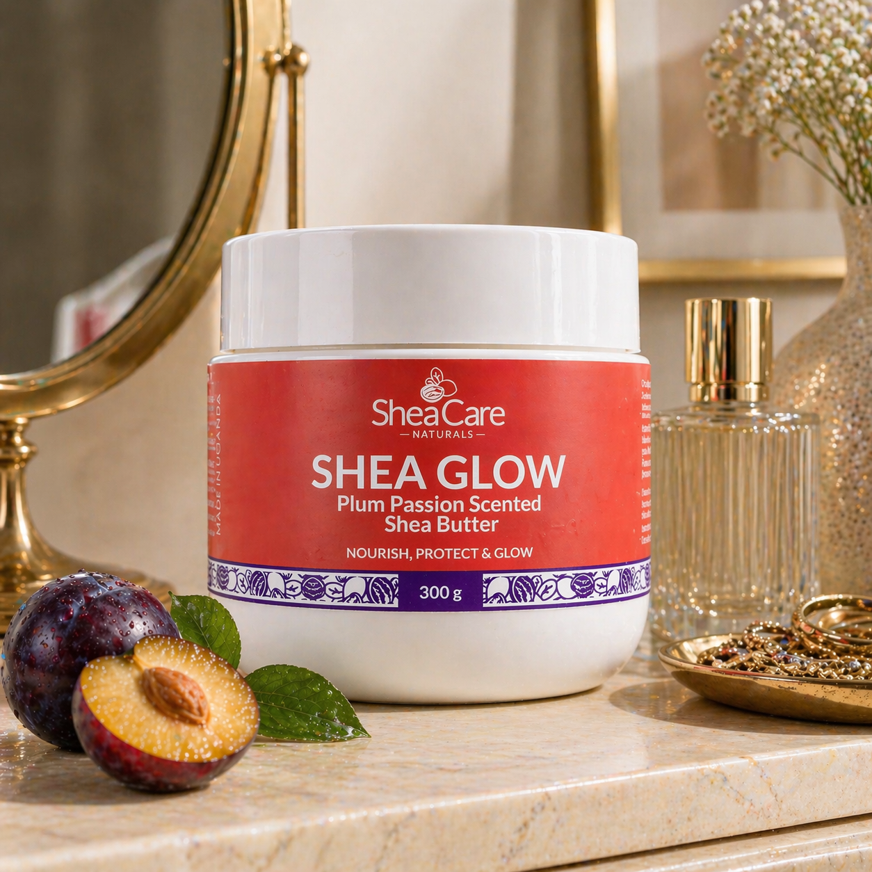 Shea Glow Shea Butter - Plum Passion - Image 2