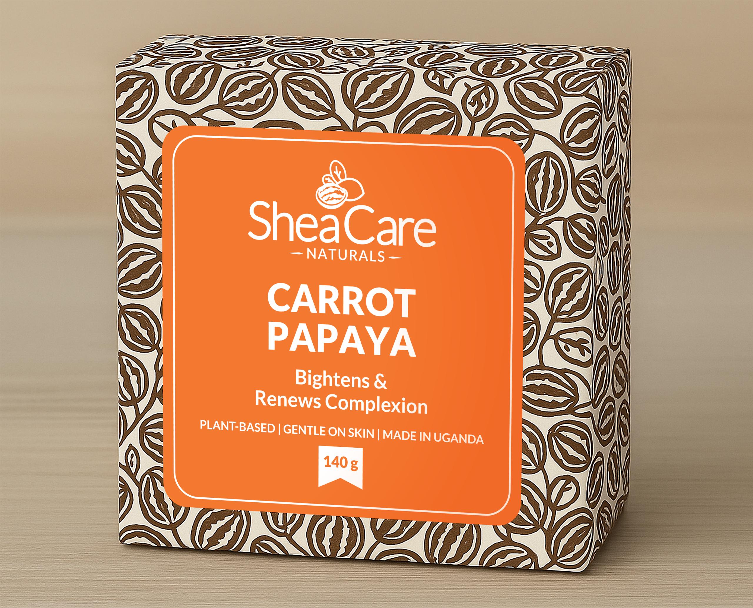 Carrot and Papaya Shea Soap - Nilotica Shea, Carrot and Papaya Soap